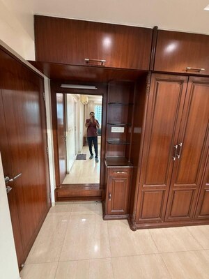 Living Room in 3 BHK Apartment at Hiranandani Tribeca, Ghodbunder Road – for Rent
