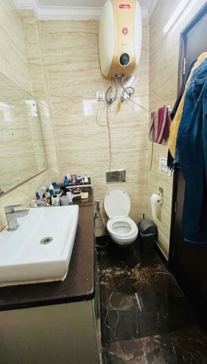 Bathroom in 1 BHK Builder Floor at Kalkaji – for Rent