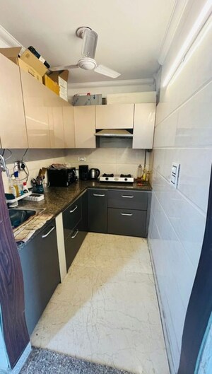 Kitchen in 1 BHK Builder Floor at Kalkaji – for Rent