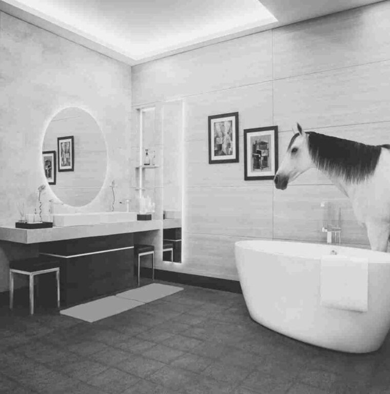 Bathroom, ats-knightsbridge 6 Bedroom 10000 Sq.Ft. Apartment In Sector 124 Noida 10729769