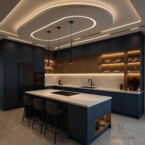 Kitchen in 4 BHK Apartment at Godrej Alira, Sector 39 – for Sale