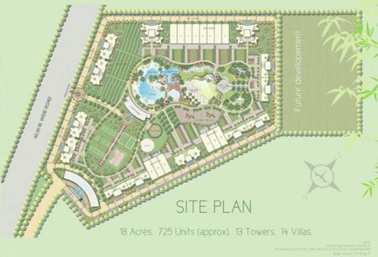 Master Plan, ats-pristine 3 Bedroom 1750 Sq.Ft. Apartment In Sector 150 Noida 10729789