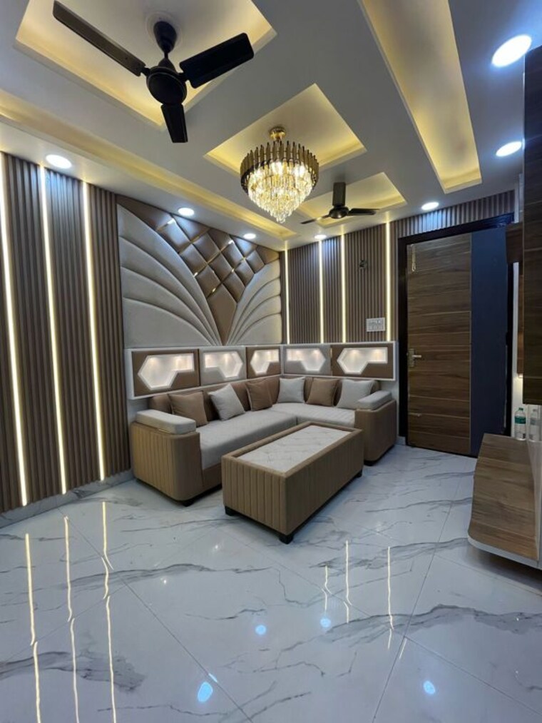Living Room, uttam nagar west 2 Bedroom 65 Sq.Yd. Builder Floor In Uttam Nagar West Delhi 10729800