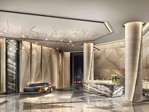 Living Room in 3 BHK Apartment at Sheth 72 West, Andheri West – for Sale