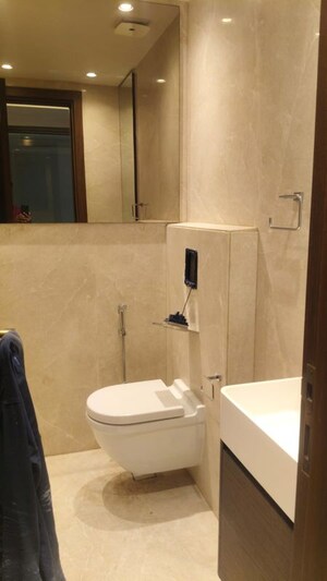 Bathroom in 4 BHK Builder Floor at Chirag Enclave – for Rent