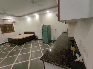 Kitchen in 1 RK Builder Floor at Malviya Nagar – for Rent