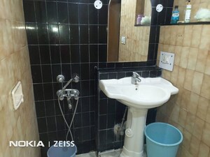 Bathroom in 3 BHK Builder Floor at Sarita Vihar – for Rent