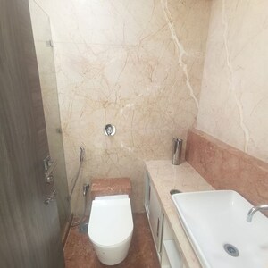 Bathroom in 4 BHK Apartment at Mandar CHS	Juhu, Juhu – for Rent