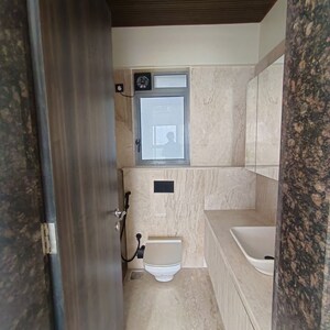 Bathroom in 4 BHK Apartment at Sheth 72 West, Andheri West – for Rent