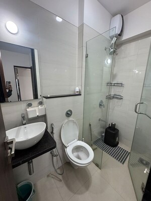 Bathroom in 2 BHK Apartment at Platinum Pristine, Andheri West – for Rent