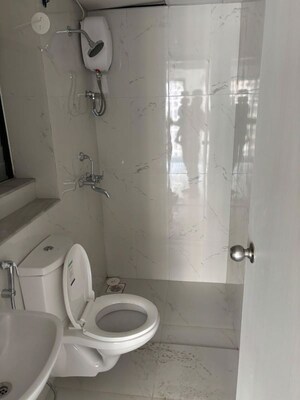 Bathroom in 1 BHK Apartment at Birla Vanya, Kalyan West – for Rent