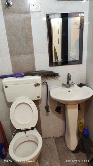 Bathroom in 1 BHK Builder Floor at Indirapuram Shakti Khand 1 – for Rent