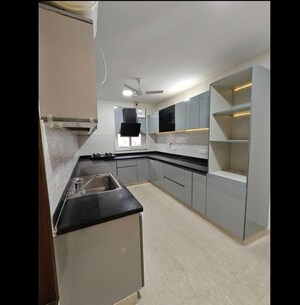 Kitchen in 3 BHK Builder Floor at Unitech Espace Nirvana Country, Sector 50 – for Rent
