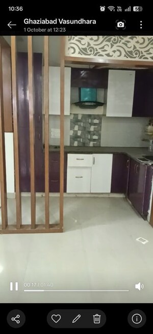 Kitchen in 3 BHK Builder Floor at Vasundhara Sector 13 – for Sale