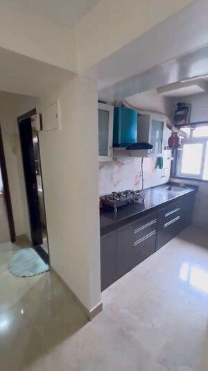Kitchen in 2 BHK Apartment at Siddhi Highland Park, Kolshet Road – for Rent
