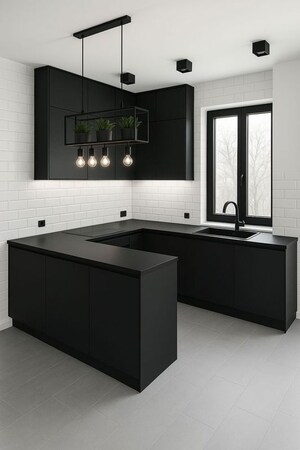 Kitchen in 4 BHK Apartment at Godrej Zenith, Sector 89 – for Sale