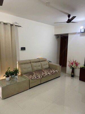 Living Room in 3 BHK Apartment at Zen Elite, Kharadi – for Rent