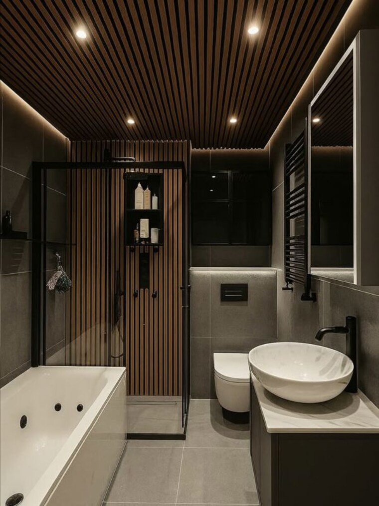 Bathroom, godrej-five-gardens 3 Bedroom 1496 Sq.Ft. Apartment In Matunga East Mumbai 10730234