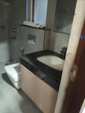 Bathroom in 4 BHK Apartment at Rishita Manhattan, Gomti Nagar – for Rent