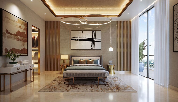 Bedroom, elan-the-presidential 4 Bedroom 3395 Sq.Ft. Apartment In Sector 106 Gurgaon 10730319