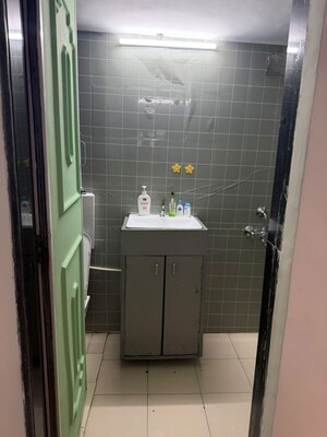 Bathroom in 1 BHK Apartment at Montana CHS, Andheri West – for Rent