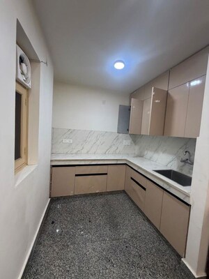 Kitchen in 2 BHK Builder Floor at Chattarpur – for Rent