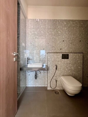 Bathroom in 3 BHK Apartment at Raymond The Invictus By GS, Pokhran Road No One – for Sale