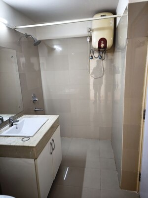 Bathroom in 2 BHK Apartment at Unitech Uniworld Gardens 2, Sector 47 – for Rent