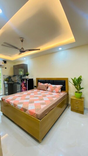 Bedroom in 1 RK Builder Floor at RBC II, Sushant Lok I – for Rent