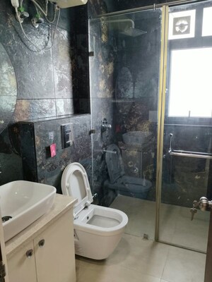 Bathroom in 2 BHK Apartment at Unitech Uniworld Gardens 2, Sector 47 – for Rent