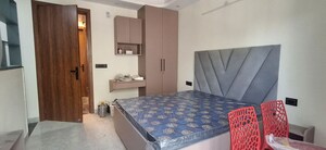 Bedroom in 1 RK Builder Floor at Ansal Sushant Lok I, Sector 43 – for Rent