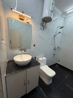 Bathroom in 3 BHK Apartment at Unitech The Residences Sector 33, Sector 33 – for Rent