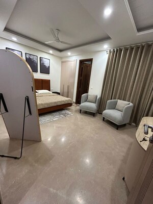 Living Room in 3 BHK Builder Floor at Safdarjung Enclave – for Rent