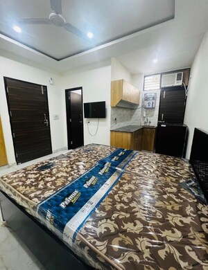Bedroom in 1 RK Builder Floor at Sushant Lok I – for Rent