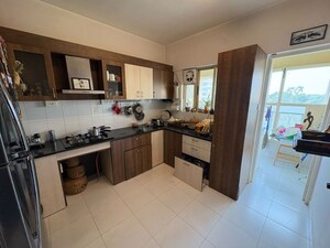 Kitchen in 3 BHK Apartment at Unitech Heritage Estate, Yelahanka – for Rent