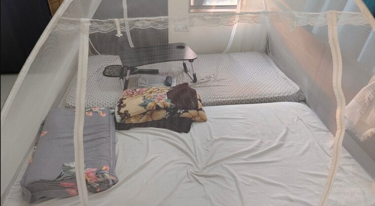 Bedroom, anamitra-tower Pg For Boys In Brahmand 10730678