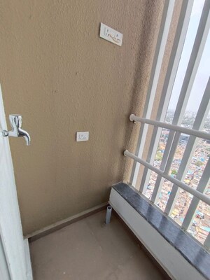 Balcony in 2.5 BHK Apartment at Runwal The Central Park, Chinchwad – for Rent