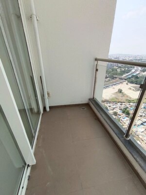 Balcony in 2.5 BHK Apartment at Runwal The Central Park, Chinchwad – for Rent