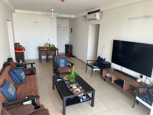 Team Area in 3 BHK Apartment at Bhartiya Nikoo Homes Phase 2, Thanisandra Main Road – for Rent