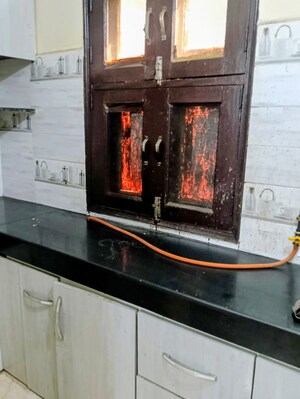 Kitchen in 1 BHK Apartment at Sector 16b Dwarka – for Rent