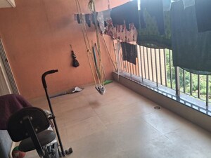 Balcony in 2 BHK Apartment at Vision Starwest Phase 1, Tathawade – for Sale