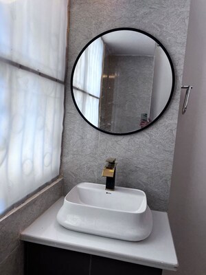 Bathroom in 2 BHK Builder Floor at Chittaranjan Park – for Rent