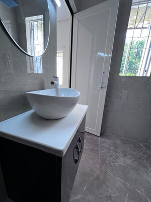 Bathroom in 2 BHK Builder Floor at Chittaranjan Park – for Rent