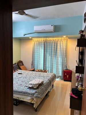 Bedroom in 3 BHK Apartment at Haware Tiara, Kharghar – for Rent