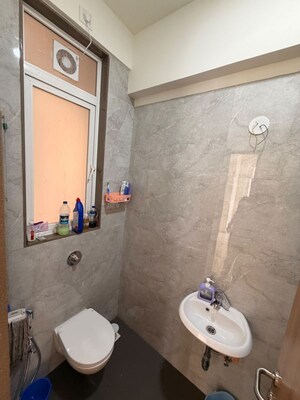 Bathroom in 2 BHK Apartment at Adarsh Nagar Society, Worli – for Rent