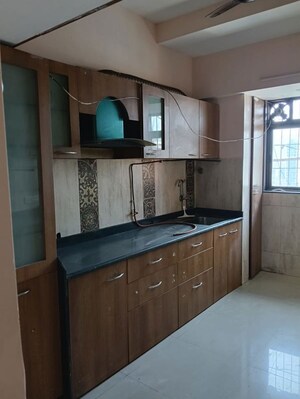Kitchen in 2 BHK Apartment at Haware Tiara, Kharghar – for Rent