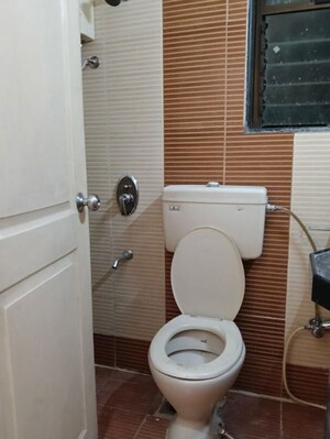 Bathroom in 2 BHK Apartment at Haware Tiara, Kharghar – for Rent