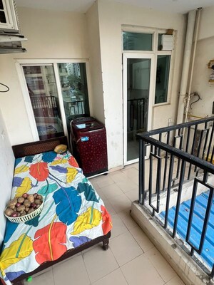 Balcony in 2 BHK Apartment at Ajnara Integrity, Raj Nagar Extension – for Rent