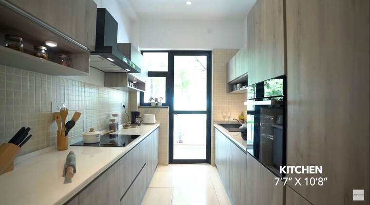 Kitchen, godrej-nature-plus 2.5 Bedroom 1385 Sq.Ft. Apartment In Sohna Sector 33 Gurgaon 10730955