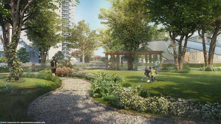 Garden, godrej-nature-plus 2.5 Bedroom 1385 Sq.Ft. Apartment In Sohna Sector 33 Gurgaon 10730955